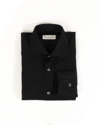 Castello d'Oro Black Shirt 100%Cotton thumbnail
